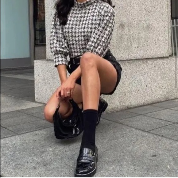 NEW Franco Sarto Cassandra Platform Penny Loafer in Black Patent Leather - Picture 2 of 6